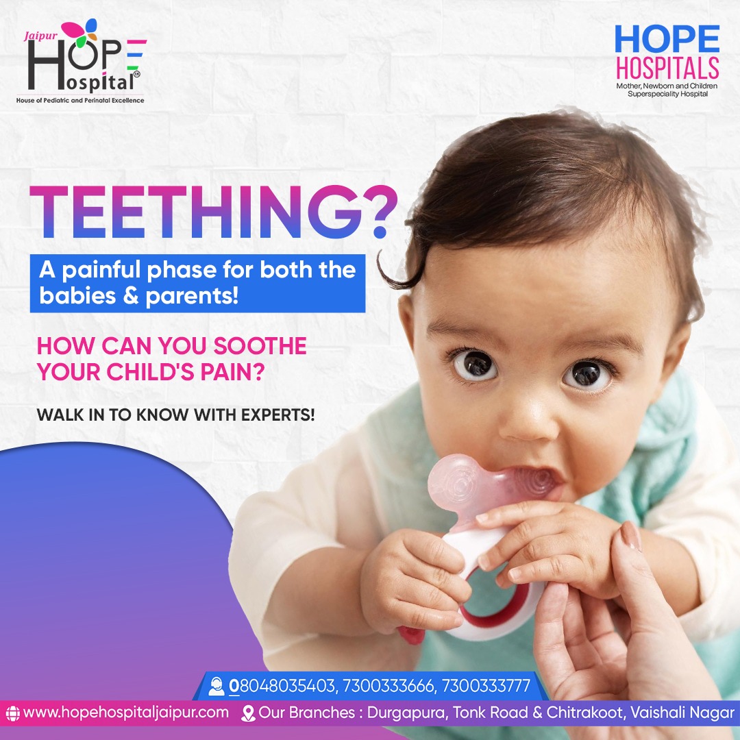teething is natural process which might make baby